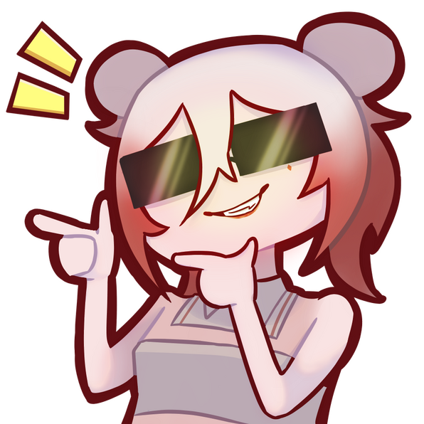 Fingergun emote for Cyano Nightingale