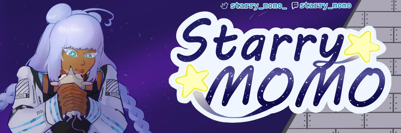 Starry Momo (w/custom artwork)