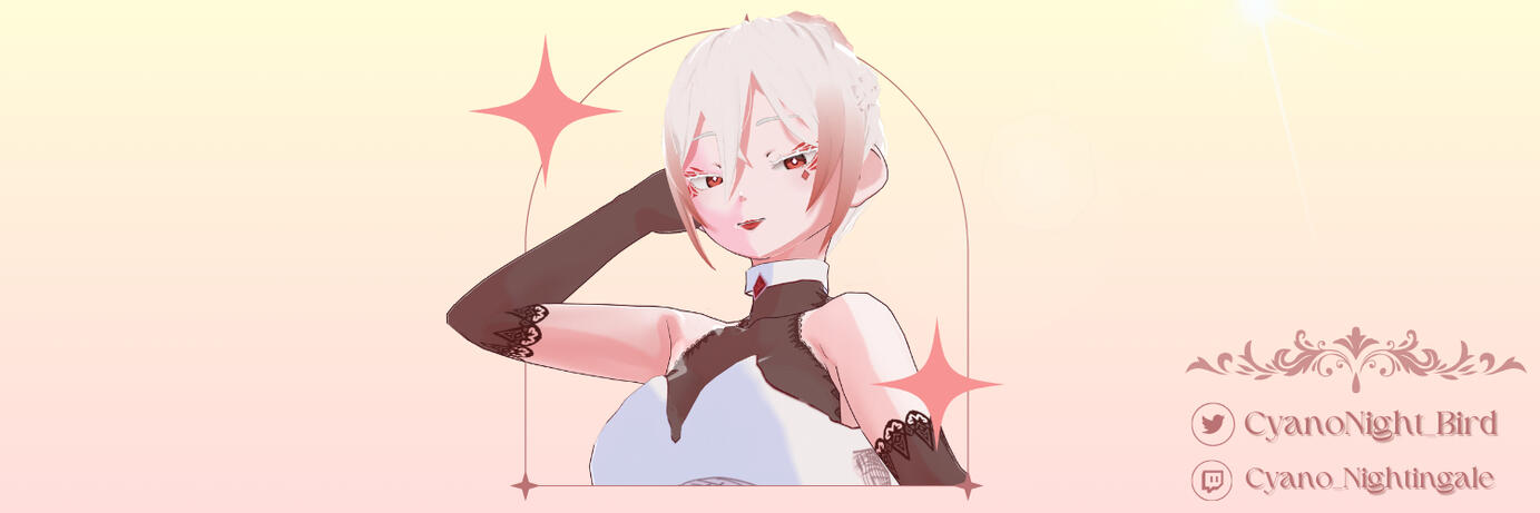 Caged Bird Cyano Nightingale (w/provided artwork)