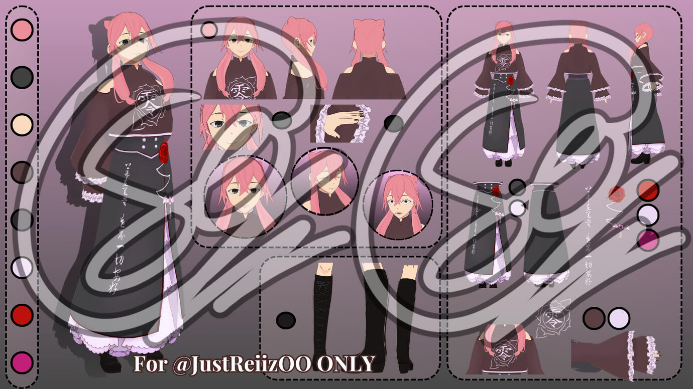 Model + reference sheet for JustReiiz00