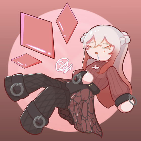 Chibi Art for Cyano Nightingale