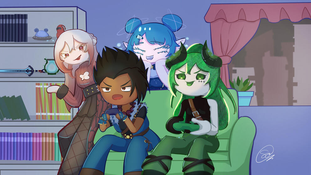 Group Chibi Art for RGCB: Cartidge Assemble